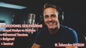 seslendirme işlerinizde yardımcı olabilirim