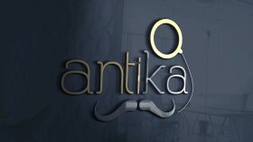 Antika Logo Mockup