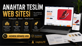 profesyonel şekilde anahtar teslim web sitesi yaparım