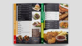Bekem Grill Pizzeria Menu Design