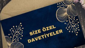 kurumsal ve özel günler için davetiye tasarımları yapıyorum