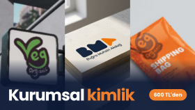 markanız için logo, kartvizit ve kurumsal kimlik tasarlarım