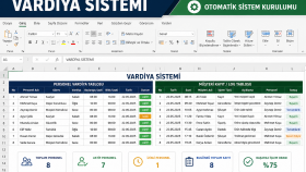 Otomatik personel rotasyon ve müşteri log exceli yaparım