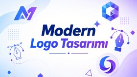 sade ve modern logo tasarımı yaparım