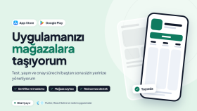 uygulamanızı App Store ve Google Play’e yükleyebilirim