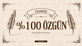 metin yazarlığı yaparım