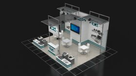 Fuar standı-Maxima Stand-Ahşap Stand Prejesi Çiziyorum