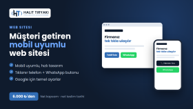 işletmeniz için mobil uyumlu web sitesi kurarım