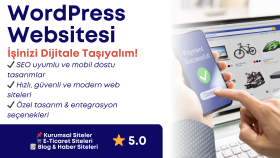 anahtar teslim profesyonel WordPress siteleri yaparım