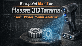 sizin için revopoint mini 2 ile hassas 3d tarama yapabilirim