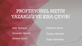 metin yazarlığı hizmeti veririm