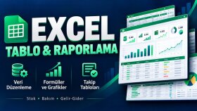 Excel dosyalarınız için ihtiyaçlarınıza yardımcı olurum