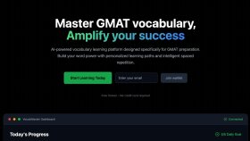 GMAT ROCKET – AI Destekli GMAT Kelime Öğrenme Platformu