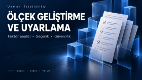 ölçek geliştirme ve uyarlama analizlerinizi yaparım