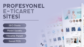 profesyonel bir e-ticaret sitesi oluşturabilirim