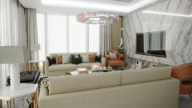 Antalya Villa- Salon Tasarımı