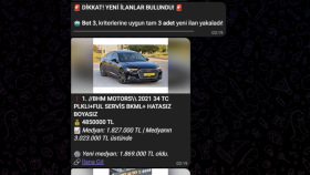 İkinci el fırsat takip ve analiz botu