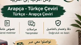 Arapça ve Türkçe arasında güvenilir ve profesyonel çeviririm