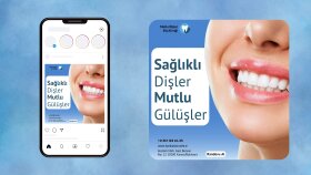 Diş Kliniği İnstagram Gönderisi