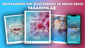 sağlık alanına özel post ve hikaye tasarlıyorum