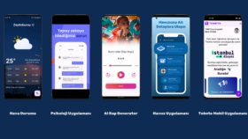 Flutter ile mobil uygulama geliştiriyorum