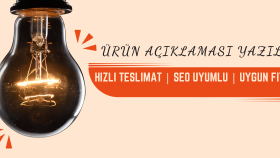 e-ticaret siteniz i̇çin ürün açıklaması yazıyorum