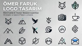 markanız için minimalist logo yaparım