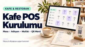 Kafe POS – Masa, Mutfak, Adisyon ve QR Menü