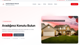 Emlak Firmasi için kurumsal web sitesi 