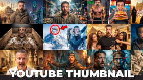 videonuz için dikkat çekici thumbnail tasarlarım