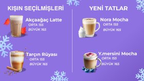 Nora Coffee Menü Tasarımı