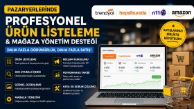 trendyol, hb, n11 vb. pazaryerlerinde hesabınızı yönetirim