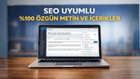 SEO uyumlu, özgün içerikler ile sizlere metin yazabilirim