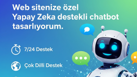  web sitenize özel yapay zeka destekli chatbot yapabilirim