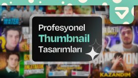 profesyonel ve etkili küçük resimler (thumbnail) tasarlarım
