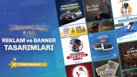 markanız için profesyonel reklam&banner tasarlarım