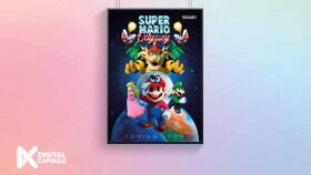 Poster Tasarımı Proje Örneği - Super Mario Odyssey