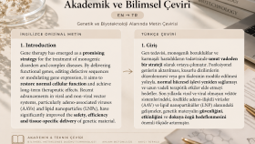 Akademik ve Bilimsel Çeviri