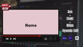 Örnek Video Editleri