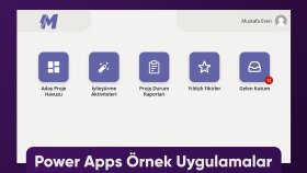 Power Apps için örnek projeler