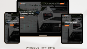 WheelShift – Modern ve Responsive Araç Kiralama Web Sitesi