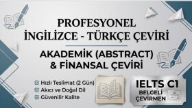 ihtiyacınız olan makalelerde İngilizce-Türkçe çeviri yaparım