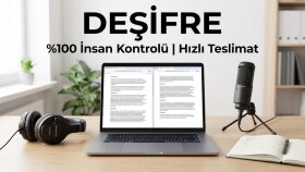 ses ve video kayıtlarınızı hızlıca metne dönüştürebilirim