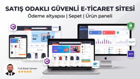 ödeme altyapılı e-ticaret sitesi kurarım