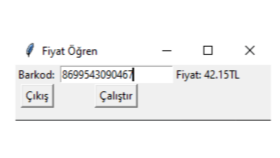 Güncel fiyat takibi programı