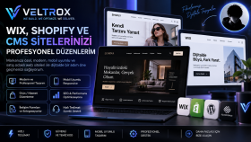 Wix Shopify ve CMS sitelerinizi profesyonel düzenlerim