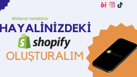 Shopify websitesi sizin için kurabilirim