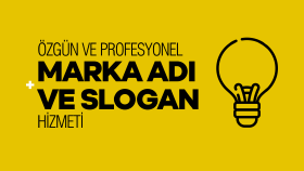 marka adınızı bulur, slogan ile taçlandırırım