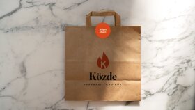 Közde · Ocakbaşı logosu, paket, afiş ve menü