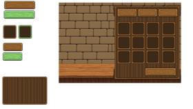 Pixel art oyun için Market UI 